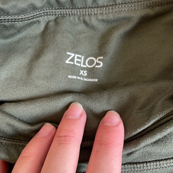 Army Green Zelos Leggings - Picture 2 of 2